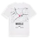 Waville karta t-shirt