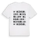 Widensolen ordlek t-shirt