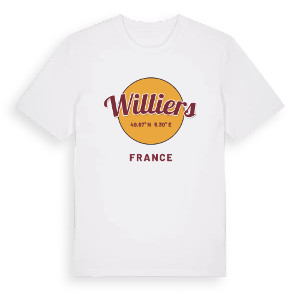 Williers cirkel t-shirt – ekologisk bomull t-shirt från Pinshirt