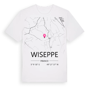 Wiseppe karta t-shirt – ekologisk bomull t-shirt från Pinshirt