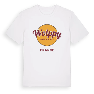 Woippy cirkel t-shirt – ekologisk bomull t-shirt från Pinshirt