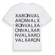 Xaronval ordlek t-shirt