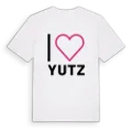 Jag älskar Yutz t-shirt stort tryck