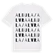 Albula/Alvra ordlek t-shirt
