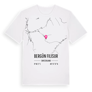 Bergün Filisur karta t-shirt – ekologisk bomull t-shirt från Pinshirt