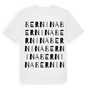 Bernina ordlek t-shirt – ekologisk bomull t-shirt från Pinshirt