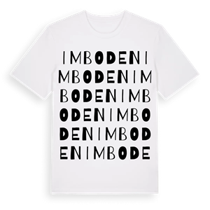 Imboden ordlek t-shirt – ekologisk bomull t-shirt från Pinshirt