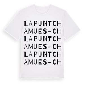 La Punt Chamues-ch ordlek t-shirt – ekologisk bomull t-shirt från Pinshirt