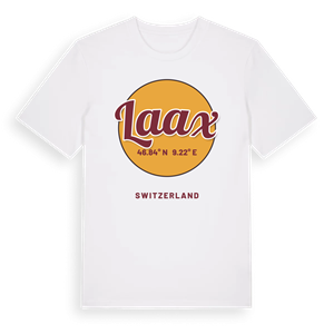 Laax cirkel t-shirt – ekologisk bomull t-shirt från Pinshirt