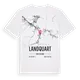 Landquart karta t-shirt