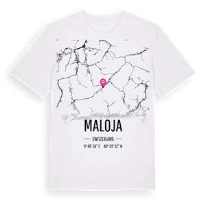 Maloja karta t-shirt – ekologisk bomull t-shirt från Pinshirt