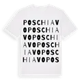 Poschiavo ordlek t-shirt