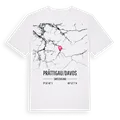 Prättigau/Davos karta t-shirt