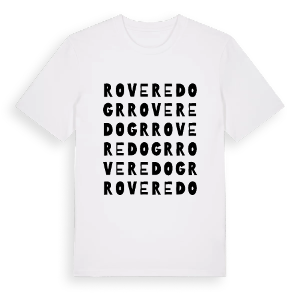 Roveredo GR ordlek t-shirt – ekologisk bomull t-shirt från Pinshirt