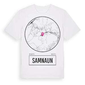 Samnaun t-shirt – ekologisk bomull t-shirt från Pinshirt