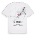 St. Moritz karta t-shirt