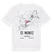 St. Moritz karta t-shirt