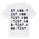 St. Moritz ordlek t-shirt