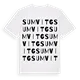 Sumvitg ordlek t-shirt