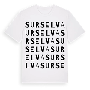 Surselva ordlek t-shirt – ekologisk bomull t-shirt från Pinshirt