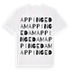 Appingedam ordlek t-shirt