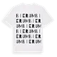 Bierum ordlek t-shirt