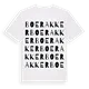 Boerakker ordlek t-shirt