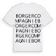 Borgercompagnie ordlek t-shirt