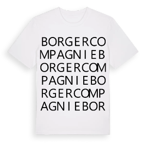 Borgercompagnie ordlek t-shirt – ekologisk bomull t-shirt från Pinshirt