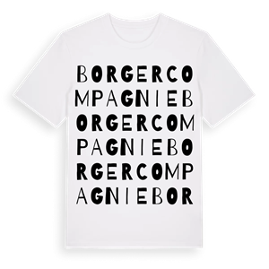 Borgercompagnie ordlek t-shirt – ekologisk bomull t-shirt från Pinshirt