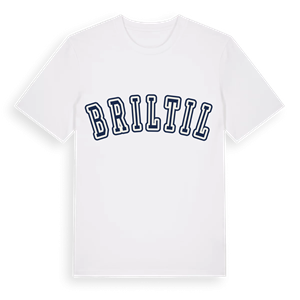 Briltil college t-shirt – ekologisk bomull t-shirt från Pinshirt