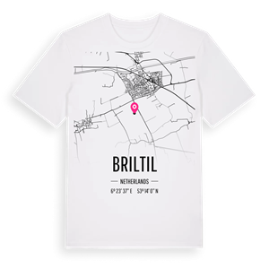 Briltil karta t-shirt – ekologisk bomull t-shirt från Pinshirt