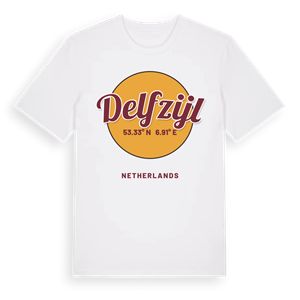 Delfzijl cirkel t-shirt – ekologisk bomull t-shirt från Pinshirt