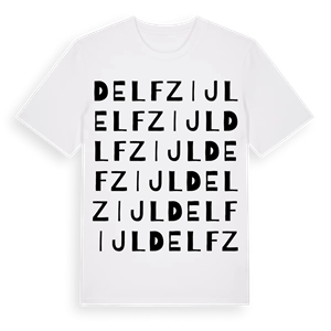 Delfzijl ordlek t-shirt – ekologisk bomull t-shirt från Pinshirt