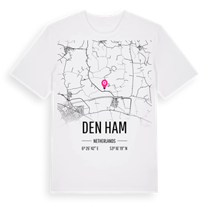 Den Ham karta t-shirt – ekologisk bomull t-shirt från Pinshirt