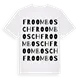Froombosch ordlek t-shirt