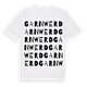 Garnwerd ordlek t-shirt