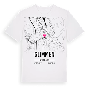 Glimmen karta t-shirt – ekologisk bomull t-shirt från Pinshirt