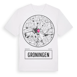 Groningen t-shirt – ekologisk bomull t-shirt från Pinshirt