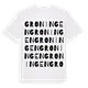 Groningen ordlek t-shirt
