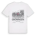 Groningen karta t-shirt