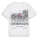 Groningen karta t-shirt