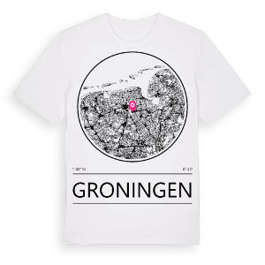 Groningen t-shirt – ekologisk bomull t-shirt från Pinshirt