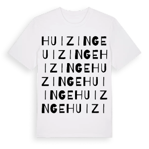 Huizinge ordlek t-shirt – ekologisk bomull t-shirt från Pinshirt