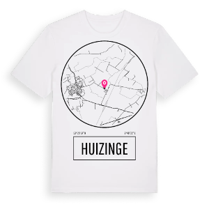 Huizinge t-shirt – ekologisk bomull t-shirt från Pinshirt