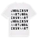 Jonkersvaart ordlek t-shirt