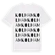 Kolham ordlek t-shirt