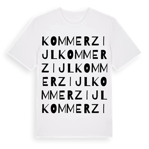 Kommerzijl ordlek t-shirt – ekologisk bomull t-shirt från Pinshirt