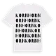 Kornhorn ordlek t-shirt