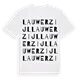 Lauwerzijl ordlek t-shirt